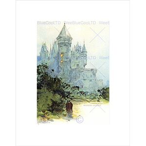 Wee Blue Coo PAINTING POSTCARD CHATEAU DE BUSSET HENRI CASSIERS FRANCE FRAMED PRINT B12X10861 Wee Blue Coo PAINTING POSTCARD CHATEAU DE BUSSET HENRI CASSIERS FRANCE FRAMED PRINT B12X10861
