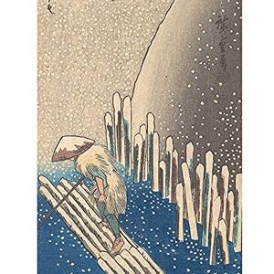 Artery8 Hiroshige Snow On The Sumida River Japanese Painting Unframed Wall Art Print Poster Home Decor Premium Artery8 Hiroshige Snow On The Sumida River Japanese Painting Unframed Wall Art Print Poster Home Decor Premium