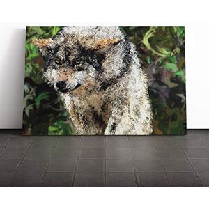 Big Box Art Canvas Print Wall Abstract Wolf Art (4) Mounted and Stretched Box Frame Picture Home Decor for Kitchen, Living, Dining Room, Bedroom, Hallway, Multi-Colour, 24x16 Inch Big Box Art Canvas Print Wall Abstract Wolf Art (4) Mounted and Stretched Box Frame Picture Home Decor for Kitchen, Living, Dining Room, Bedroom, Hallway, Multi-Colour, 24x16 Inch