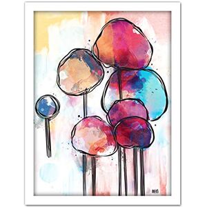 Artery8 Abstract Alien Tree Design Colourful Painting Artwork Framed Wall Art Print 18X24 Inch Artery8 Abstract Alien Tree Design Colourful Painting Artwork Framed Wall Art Print 18X24 Inch