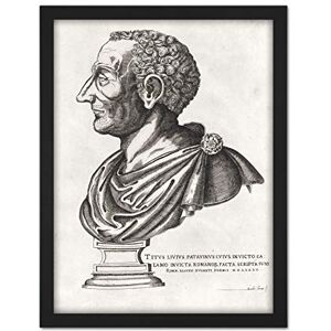 Fine Art Prints Beatrizet Bust Roman Historian Livy Titus Livius Engraving Artwork Framed Wall Art Print 18X24 Inch Fine Art Prints Beatrizet Bust Roman Historian Livy Titus Livius Engraving Artwork Framed Wall Art Print 18X24 Inch