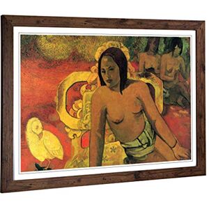 Big Box Art Framed Print of Paul Gauguin Variuma Design Wall Art Picture Home Decor for Kitchen, Living, Dining Room, Lounge, Bedroom, Hallway, Office, Walnut, A2 / 24.5x18 Inch / 62x45cm Big Box Art Framed Print of Paul Gauguin Variuma Design Wall Art Picture Home Decor for Kitchen, Living, Dining Room, Lounge, Bedroom, Hallway, Office, Walnut, A2 / 24.5x18 Inch / 62x45cm