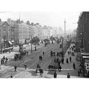 Artery8 Lawrence Sackville O'Connell Street Dublin 1905 Extra Large XL Wall Art Poster Print Artery8 Lawrence Sackville O'Connell Street Dublin 1905 Extra Large XL Wall Art Poster Print