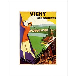 Wee Blue Coo TRAVEL VICHY FRANCE SPORT GOLF THEATRE RIVER CITY FRAMED ART PRINT B12X6575 Wee Blue Coo TRAVEL VICHY FRANCE SPORT GOLF THEATRE RIVER CITY FRAMED ART PRINT B12X6575