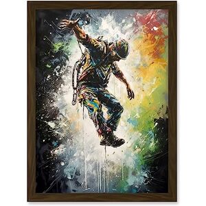 Artery8 - Multicoloured Splat - Action Shot - Framed Wall Art Artery8 - Multicoloured Splat - Action Shot - Framed Wall Art