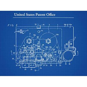 Artery8 Walk Man Cassette Tape Recorder 1989 Side Music Patent Large Wall Art Poster Print Thick Paper 18X24 Inch Artery8 Walk Man Cassette Tape Recorder 1989 Side Music Patent Large Wall Art Poster Print Thick Paper 18X24 Inch