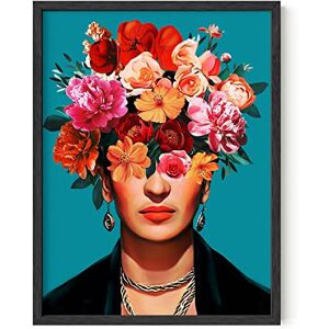 Haus and Hues Frida Kahlo Wall Art & Feminist Poster - Unframed, 12x16 Haus and Hues Frida Kahlo Wall Art & Feminist Poster - Unframed, 12x16
