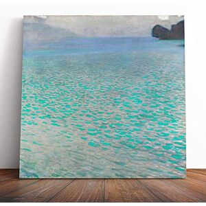 Big Box Art Canvas Print Wall Art Gustav Klimt Lake Attersee 3 Mounted and Stretched Box Frame Picture Home Decor for Kitchen, Living, Dining Room, Bedroom, Hallway, Multi-Colour, 14x14 Inch Big Box Art Canvas Print Wall Art Gustav Klimt Lake Attersee 3 Mounted and Stretched Box Frame Picture Home Decor for Kitchen, Living, Dining Room, Bedroom, Hallway, Multi-Colour, 14x14 Inch