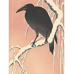 Artery8 Ohara Koson Crow On Snowy Branch Japanese Painting Art Print Canvas Premium Wall Decor Poster Mural Artery8 Ohara Koson Crow On Snowy Branch Japanese Painting Art Print Canvas Premium Wall Decor Poster Mural