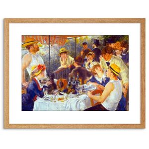 Wee Blue Coo Painting Renoir Luncheon Old Master Framed Wall Art Print Wee Blue Coo Painting Renoir Luncheon Old Master Framed Wall Art Print