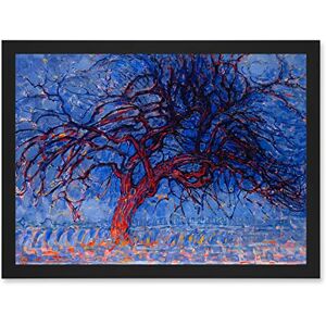 Wee Blue Coo Piet Mondrian 1908 Evening Red Tree Painting Artwork Framed Wall Art Print A4 Wee Blue Coo Piet Mondrian 1908 Evening Red Tree Painting Artwork Framed Wall Art Print A4