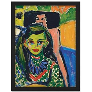 Fine Art Prints Ernst Ludwig Kirchner Franzi Vor Geschnitztem Stuhl Large Framed Art Print Poster Wall Decor 18x24 Fine Art Prints Ernst Ludwig Kirchner Franzi Vor Geschnitztem Stuhl Large Framed Art Print Poster Wall Decor 18x24