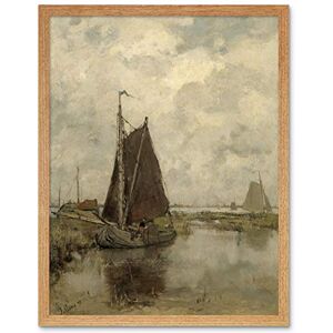 Artery8 Jacob Maris Ships In Dull Weather Painting Art Print Framed Poster Wall Decor 12x16 inch Artery8 Jacob Maris Ships In Dull Weather Painting Art Print Framed Poster Wall Decor 12x16 inch