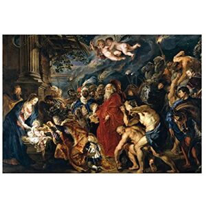 Wee Blue Coo Painting Allegory Rubens Adoration Magi Wall Art Print Wee Blue Coo Painting Allegory Rubens Adoration Magi Wall Art Print