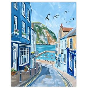 Artery8 West Bay Dorset England Sunny Day Painting Living Room Large Wall Art Poster Print Thick Paper 18X24 Inch Artery8 West Bay Dorset England Sunny Day Painting Living Room Large Wall Art Poster Print Thick Paper 18X24 Inch
