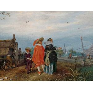 Artery8 Pietersz Van De Venne Autumn Conversation Painting Large Wall Art Poster Print Thick Paper 18X24 Inch Artery8 Pietersz Van De Venne Autumn Conversation Painting Large Wall Art Poster Print Thick Paper 18X24 Inch