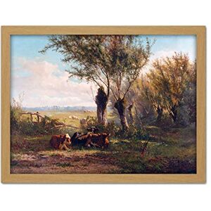 Artery8 Bilders Meadow Oosterbeek Countryside Painting Artwork Framed Wall Art Print 18X24 Inch Artery8 Bilders Meadow Oosterbeek Countryside Painting Artwork Framed Wall Art Print 18X24 Inch