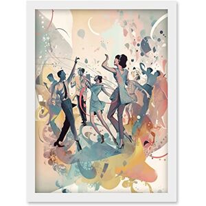 Artery8 - Dancefloor Scene - Soft Pastel - Art Print Artery8 - Dancefloor Scene - Soft Pastel - Art Print