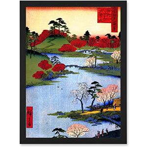 Artery8 Painting Japanese Woodblock Colourful Trees River A4 Artwork Framed Wall Art Print Artery8 Painting Japanese Woodblock Colourful Trees River A4 Artwork Framed Wall Art Print