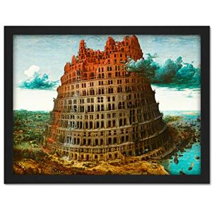 Fine Art Prints Pieter Bruegel The Elder The Tower Of Babel Rotterdam Large Framed Art Print Poster Wall Decor 18x24 Fine Art Prints Pieter Bruegel The Elder The Tower Of Babel Rotterdam Large Framed Art Print Poster Wall Decor 18x24