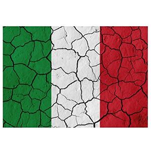 Wee Blue Coo Flag Cracked Concrete Italy Italian Tricolour Wall Art Print Wee Blue Coo Flag Cracked Concrete Italy Italian Tricolour Wall Art Print