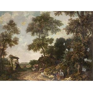 Artery8 Jurriaan Andriessen Dutch Landscape Painting Premium Wall Art Canvas Print 18X24 Inch Artery8 Jurriaan Andriessen Dutch Landscape Painting Premium Wall Art Canvas Print 18X24 Inch