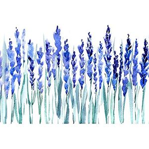 Wee Blue Coo Flowers Lavender Watercolour Art Print Canvas Premium Wall Decor Poster Wee Blue Coo Flowers Lavender Watercolour Art Print Canvas Premium Wall Decor Poster