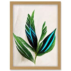 Artery8 - Tropical Plant - Green Turquoise - Wall Art Artery8 - Tropical Plant - Green Turquoise - Wall Art