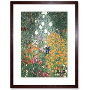Wee Blue Coo 9x7 '' KLIMT FLOWER GARDEN 1907 OLD MASTER PAINTING FRAMED ART PRINT F97X380 Wee Blue Coo 9x7 '' KLIMT FLOWER GARDEN 1907 OLD MASTER PAINTING FRAMED ART PRINT F97X380
