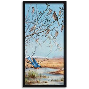 Fine Art Prints Bridges March Birds Landscape Painting Framed Wall Art Print Long 25X12 Inch Fine Art Prints Bridges March Birds Landscape Painting Framed Wall Art Print Long 25X12 Inch