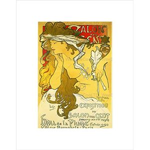 Wee Blue Coo Alphonse Mucha Salon Of Hundred 1896 Old Master Wall Art Print Wee Blue Coo Alphonse Mucha Salon Of Hundred 1896 Old Master Wall Art Print
