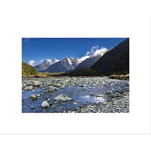 Wee Blue Coo Landscape Mountains New Zealand River Scenic Wall Art Print Wee Blue Coo Landscape Mountains New Zealand River Scenic Wall Art Print