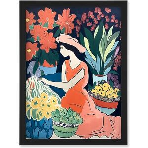 Artery8 Danish Pastel Aesthetic Matisse Flower Market Watercolour Painting Floral Bouquets Artwork Framed Wall Art Print A4 Artery8 Danish Pastel Aesthetic Matisse Flower Market Watercolour Painting Floral Bouquets Artwork Framed Wall Art Print A4