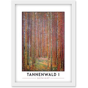 Wee Blue Coo Gustav Klimt Tannenwald I Fir Forest Painting Artwork Framed Wall Art Print A4 Wee Blue Coo Gustav Klimt Tannenwald I Fir Forest Painting Artwork Framed Wall Art Print A4