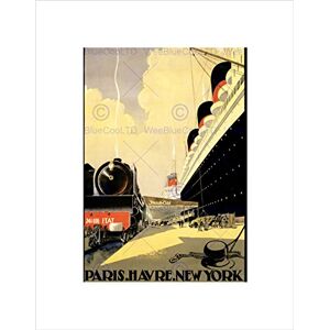 Wee Blue Coo Travel Transport Train Ship Paris New York New Wall Art Print Wee Blue Coo Travel Transport Train Ship Paris New York New Wall Art Print
