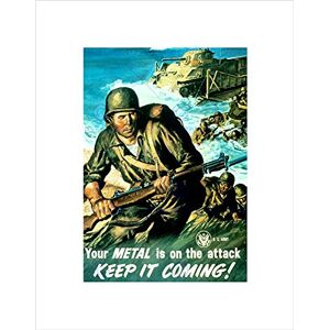 Wee Blue Coo WAR WWII METAL PRODUCTION SOLDIER TANK LANDING BEACH FRAMED ART PRINT B12X7723 Wee Blue Coo WAR WWII METAL PRODUCTION SOLDIER TANK LANDING BEACH FRAMED ART PRINT B12X7723