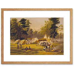 Wee Blue Coo Paintings Confederate Army Camp American Civil War Framed Wall Art Print Wee Blue Coo Paintings Confederate Army Camp American Civil War Framed Wall Art Print