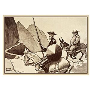 Wee Blue Coo Marriott Don Quixote Sancho Panza Wall Art Wall Art Print Wee Blue Coo Marriott Don Quixote Sancho Panza Wall Art Wall Art Print