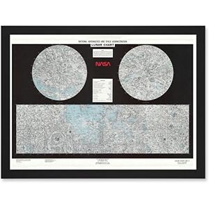 Artery8 Space Nasa 1979 Lunar Chart Moon Map Data Diagram Artwork Framed Wall Art Print A4 Artery8 Space Nasa 1979 Lunar Chart Moon Map Data Diagram Artwork Framed Wall Art Print A4