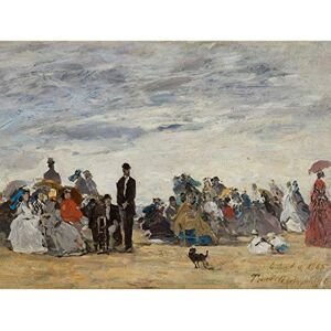 Fine Art Prints Eugene Boudin The Beach At Trouville Large Wall Art Print Canvas Premium Poster Mural Fine Art Prints Eugene Boudin The Beach At Trouville Large Wall Art Print Canvas Premium Poster Mural
