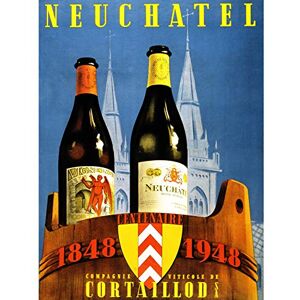 Wee Blue Coo Advertising Drink Neuchatel Wine Alcohol Switzerland Art Canvas Print Wee Blue Coo Advertising Drink Neuchatel Wine Alcohol Switzerland Art Canvas Print