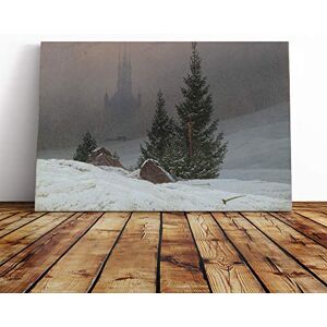 Big Box Art Canvas Print Wall Art Friedrich Caspar David Winter Landscape Mounted & Stretched Framed Picture Home Decor for Kitchen, Living Room, Bedroom, Hallway, Multi-Colour, 24x16 Inch Big Box Art Canvas Print Wall Art Friedrich Caspar David Winter Landscape Mounted & Stretched Framed Picture Home Decor for Kitchen, Living Room, Bedroom, Hallway, Multi-Colour, 24x16 Inch