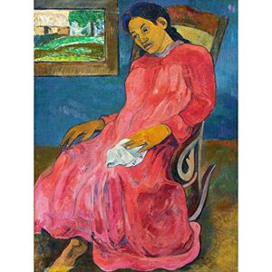 Fine Art Prints Paul Gauguin Faaturuma Melancholic, großer Kunstdruck auf Leinwand, Premium-Poster Fine Art Prints Paul Gauguin Faaturuma Melancholic, großer Kunstdruck auf Leinwand, Premium-Poster