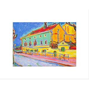 Wee Blue Coo Ernst Ludwig Kirchner German Houses Dresden Wall Art Print Wee Blue Coo Ernst Ludwig Kirchner German Houses Dresden Wall Art Print
