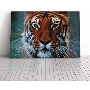 Big Box Art Tiger Vol.8 Canvas Print Gallery Wrapped 30mm Frame Wall Art 24x16 inches Ready to Hang Modern Animals Picture Living Room Bedroom Lounge Office Big Box Art Tiger Vol.8 Canvas Print Gallery Wrapped 30mm Frame Wall Art 24x16 inches Ready to Hang Modern Animals Picture Living Room Bedroom Lounge Office
