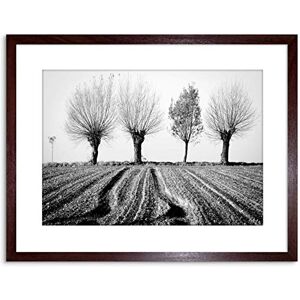 Wee Blue Coo 9x7 '' TREES HORIZON BLACK WHITE FRAMED ART PRINT PICTURE MOUNT PHOTO F97X1560 Wee Blue Coo 9x7 '' TREES HORIZON BLACK WHITE FRAMED ART PRINT PICTURE MOUNT PHOTO F97X1560