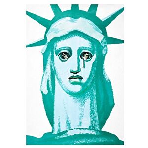 Wee Blue Coo Vintage Ad Soviet Union Statue Liberty Police State USSR Wall Art Print Wee Blue Coo Vintage Ad Soviet Union Statue Liberty Police State USSR Wall Art Print