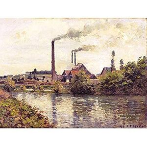 Fine Art Prints Pissarro The Factory At Pontoise Unframed Wall Art Print Poster Home Decor Premium Fine Art Prints Pissarro The Factory At Pontoise Unframed Wall Art Print Poster Home Decor Premium