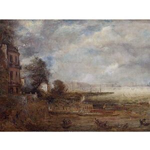 Artery8 Constable Waterloo Bridge From Whitehall Stairs Painting Large XL Wall Art Canvas Print Artery8 Constable Waterloo Bridge From Whitehall Stairs Painting Large XL Wall Art Canvas Print