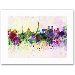 Wee Blue Coo Cityscape Paint Splash Skyline Paris Painting Canvas Art Print Wee Blue Coo Cityscape Paint Splash Skyline Paris Painting Canvas Art Print